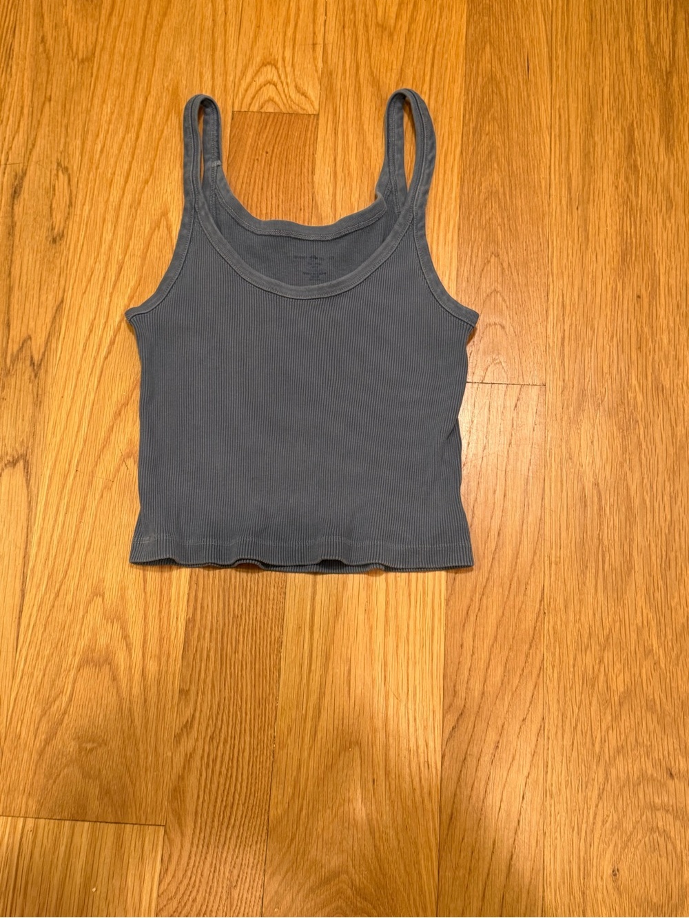 Brandy Melville Ribbed Tank Top - Slate Blue